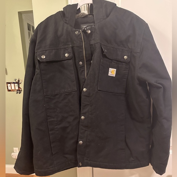 Carhartt Other - Carhartt Black Field Jacket Durable Workwear Relaxed Fit Model #0J3826-M size XL